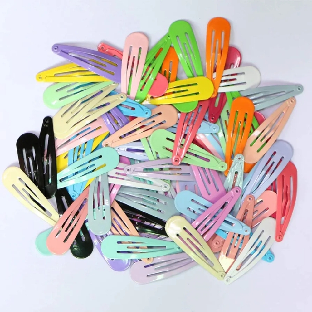 Colorful Hair Clip Set - 80 Pieces - Picture 5 of 7